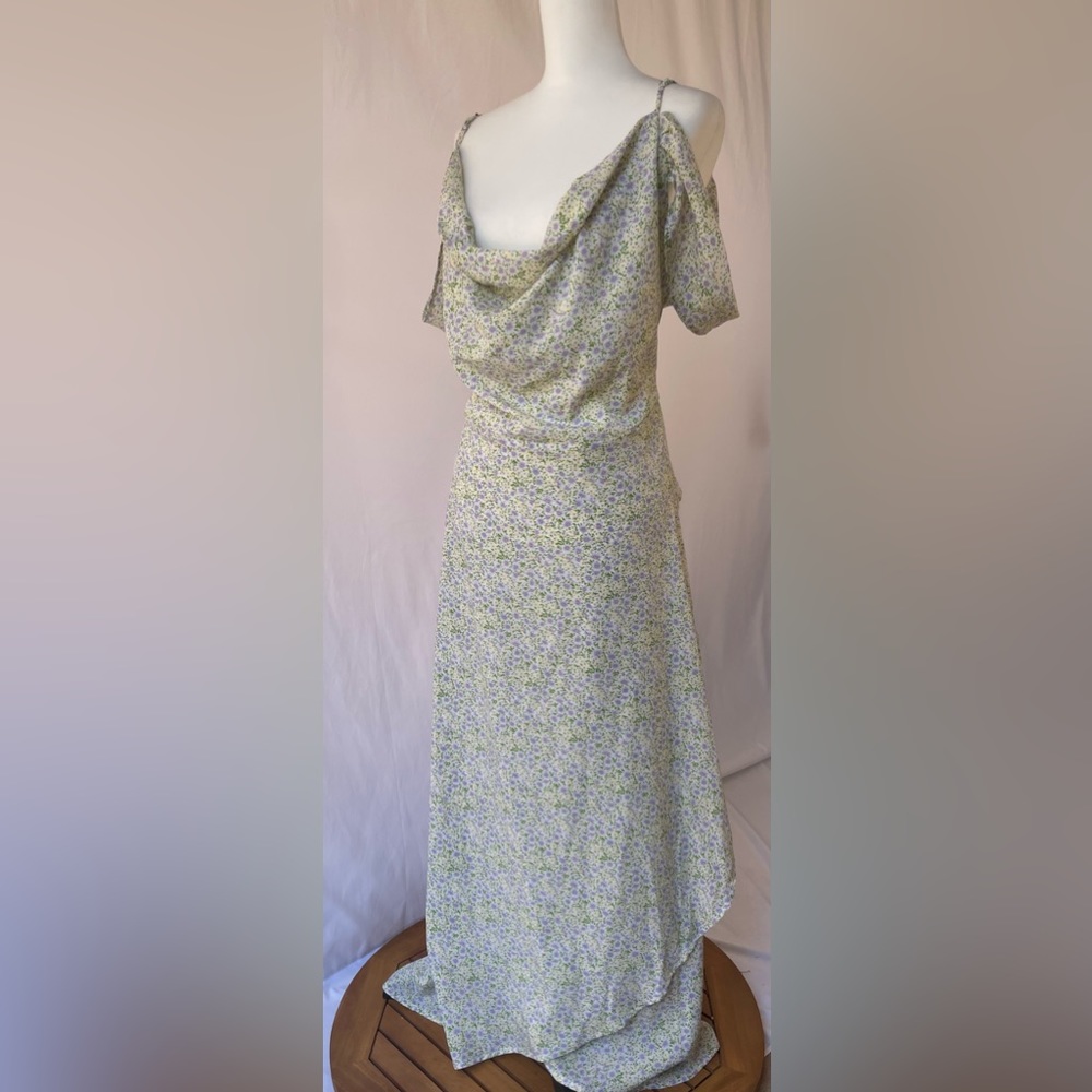 NWT Nasty Gal Maxi Dress with Floral Print, size 24
